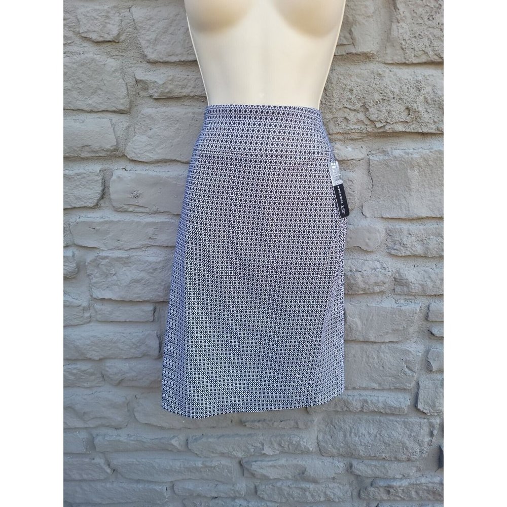 NWT Soho Apparel Black & White High Waisted Geometric Pencil Skirt Size Small